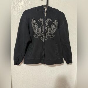 Y2K Avirex Hoodie Zipped Jacket